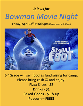  Movie Night 3/24